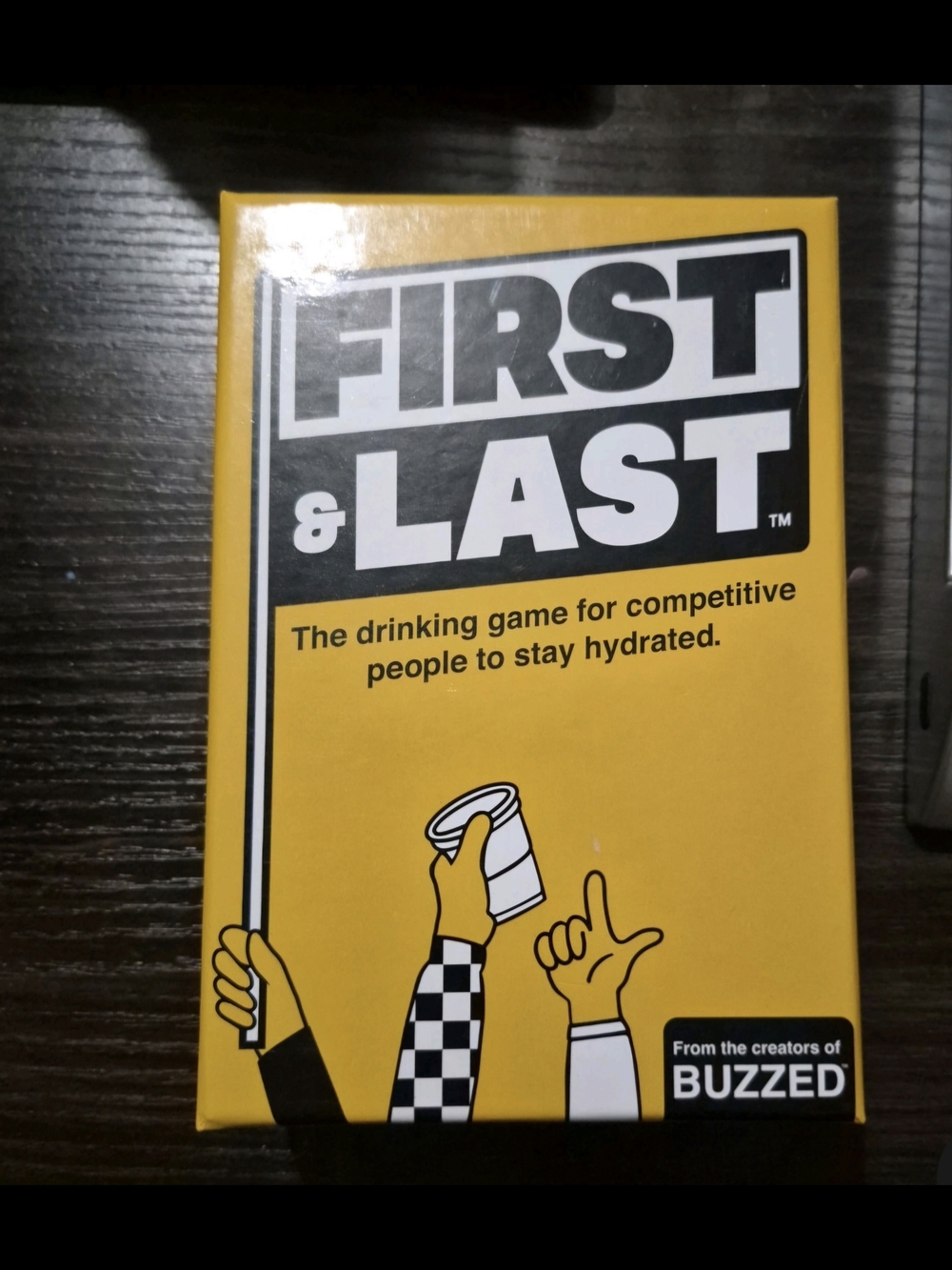 FIRST & LAST Yellow Drinking Game by
